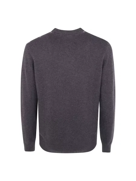 Sweter Barbour w kratę szary