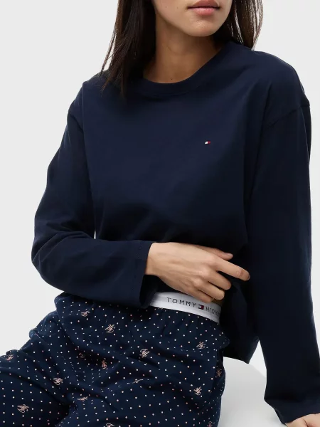 Пижама Tommy Hilfiger из джерси синяя