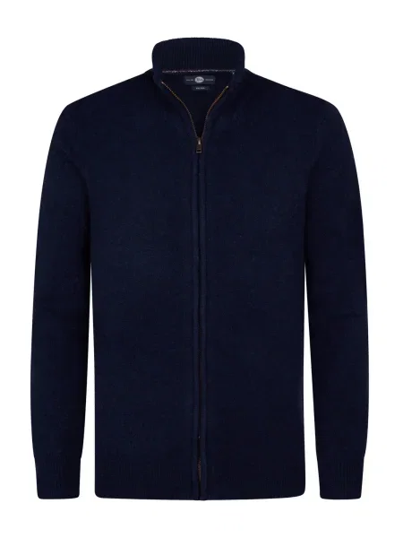 Petrol Industries Kardigan námořnická modř