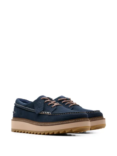 Zomšinis derby batai Clarks Originals mėlyna