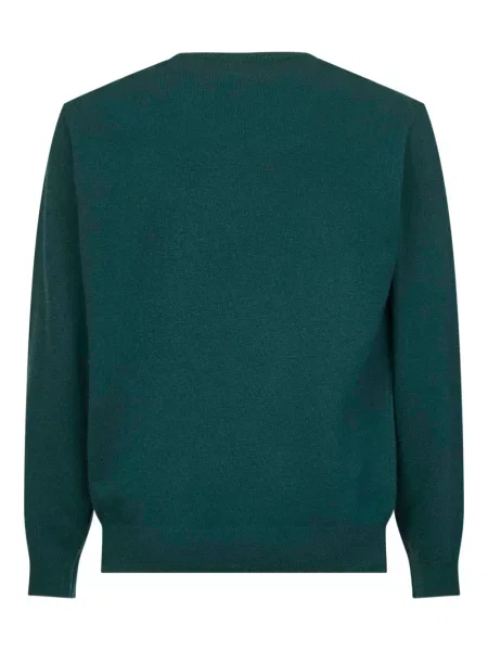 Pulover Mc2 Saint Barth cu broderie verde