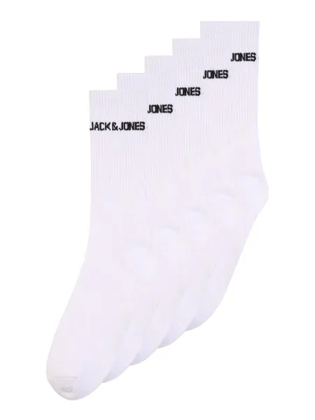 JACK & JONES Șosete / negru alb