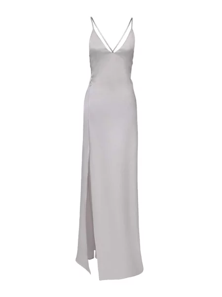 Anse Victorin Rochie Elissa argintiu gri