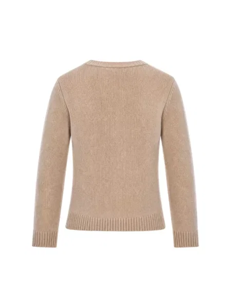 Sweter Max Mara Studio wełniany beżowy