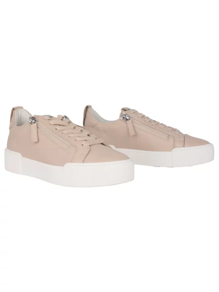 Sneakersy Högl zamszowe beżowe