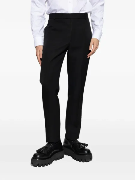 Pantaloni Alexander Mcqueen cu dungi negru