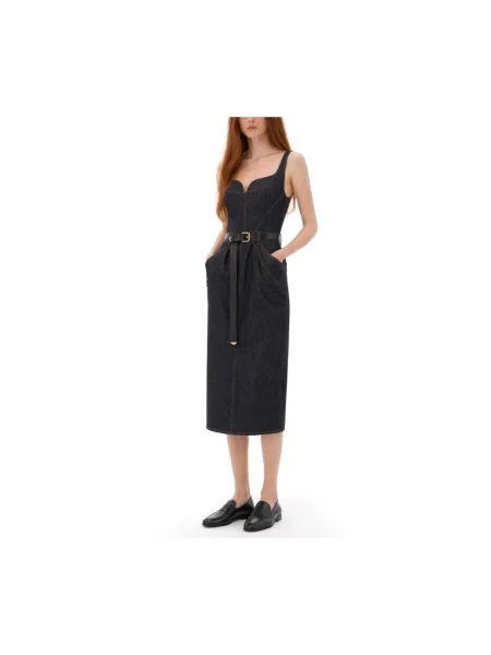 Sukienka maxi Givenchy niebieska