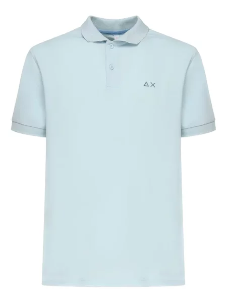 Polo Sun68 cu broderie albastru