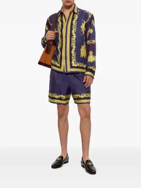 Pantaloni scurți Versace violet