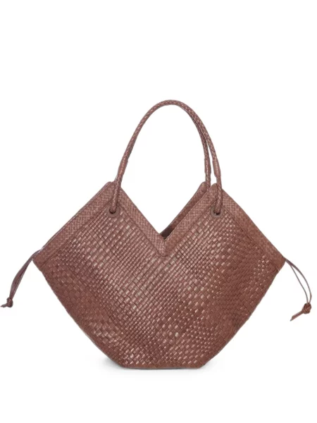 Geantă shopper Ibeliv din piele maro
