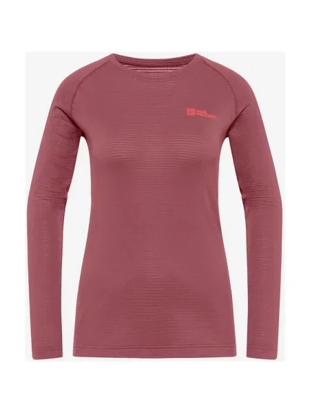Koszulka Jack Wolfskin Infinite Warm z długim rękawem L różowe