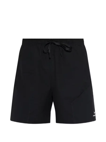 Sală de gimnastică pantaloni scurți Nike cu cordon din jerseu negru