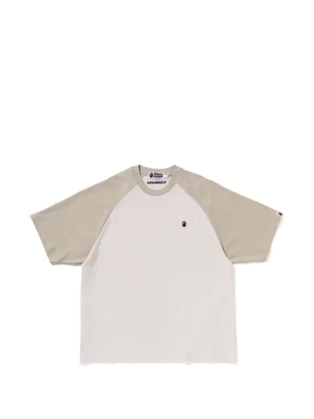 Tricou A Bathing Ape® cu autograf alb