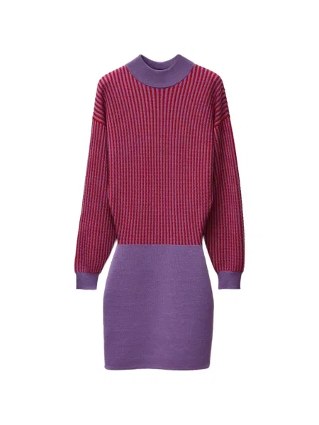 Rochie mini Versace de lână violet
