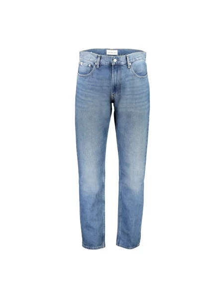 Proste jeansy Calvin Klein Jeans białe