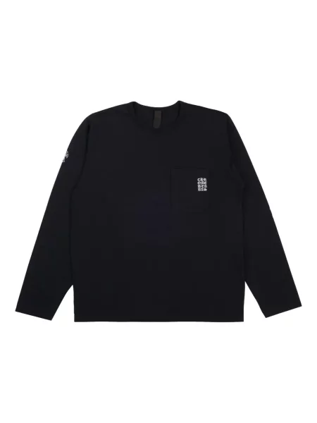 Tričko Chrome Hearts s výšivkou se srdcovým vzorem černé