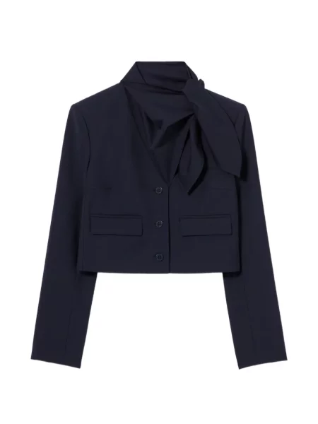 Decupat sacou Claudie Pierlot cu funde albastru