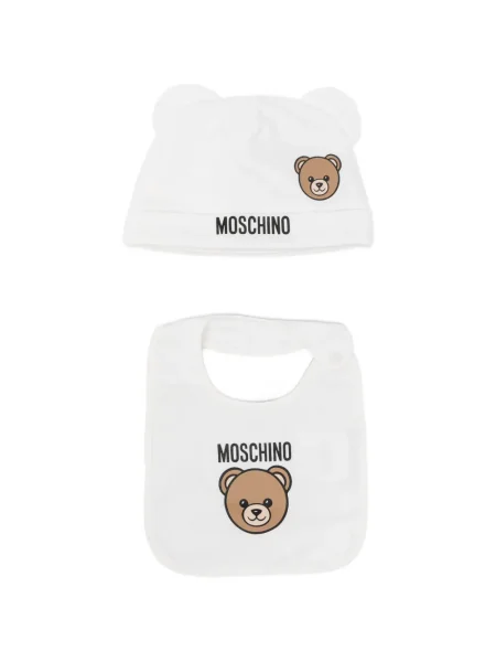 Czapka dziecięca Moschino biała