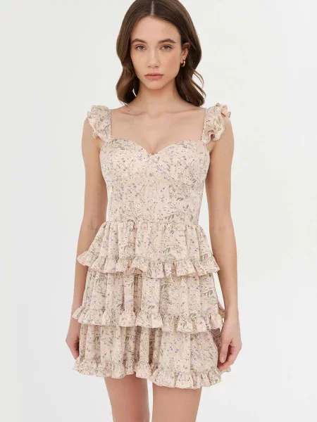 Сукня міні FASHIONISTA бежевий