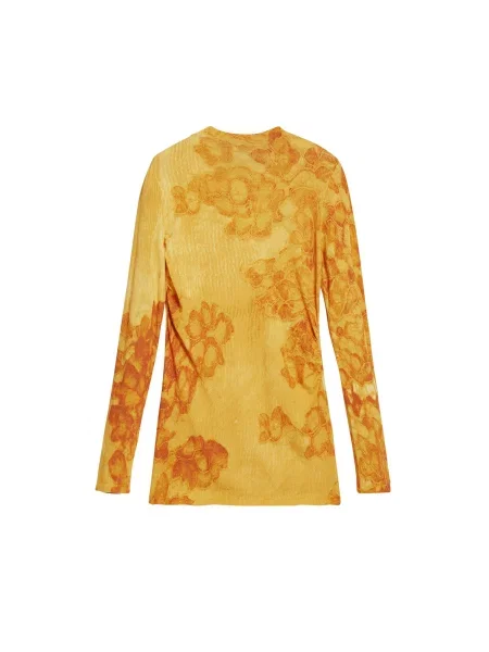 Desigual Bluză cu gât Ottawa galben