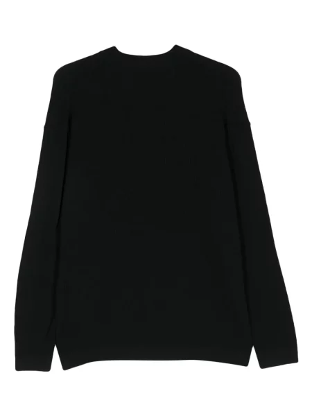 Пуловер Comme Des Garçons Homme бродиран черно