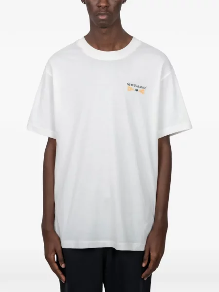 Tricou New Balance cu imagine alb