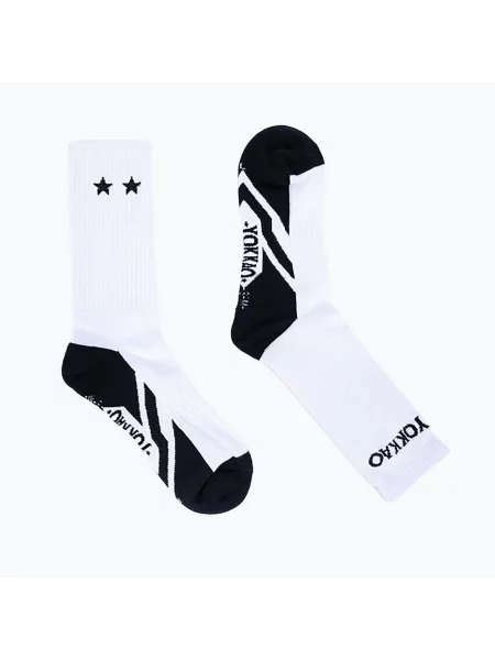 Мъжки чорапи YOKKAO Classic white бяло