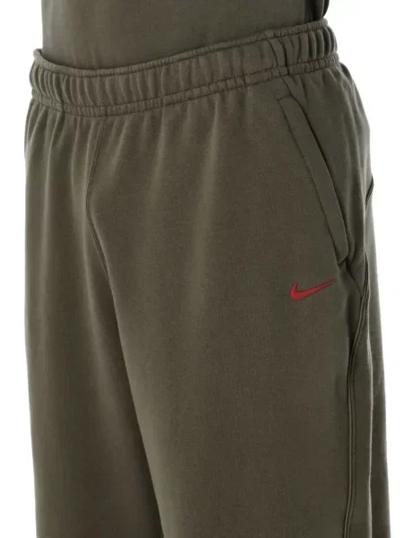 Tricou Nike din fleece alergare cu decolteu rotund gri