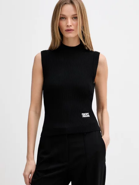 DKNY top női fekete