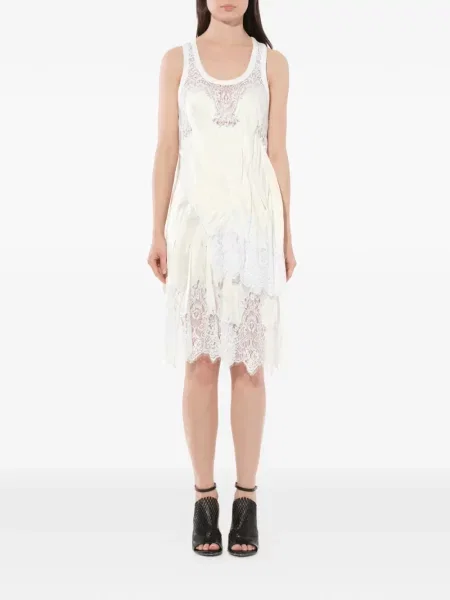 Rochie midi Givenchy asimetrică din dantelă