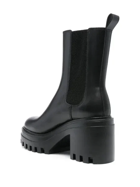 Botine Calvin Klein Jeans din piele negru