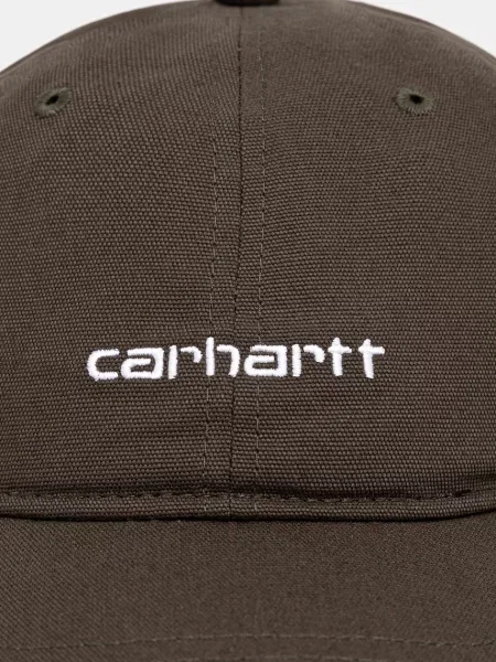 Carhartt WIP czapka z daszkiem Canvas Script Cap zielony