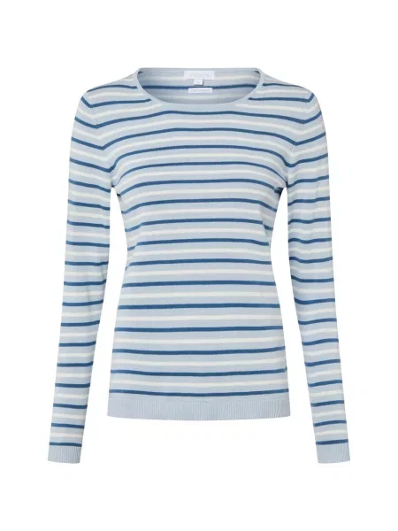 Brookshire Sweter z dzianiny Kobiety niebieski|wielokolorowy w S niebieski