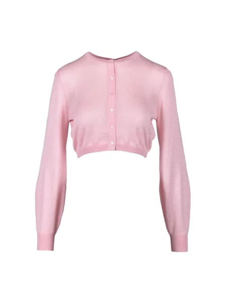 Kardigan Wild Cashmere z kaszmiru różowy