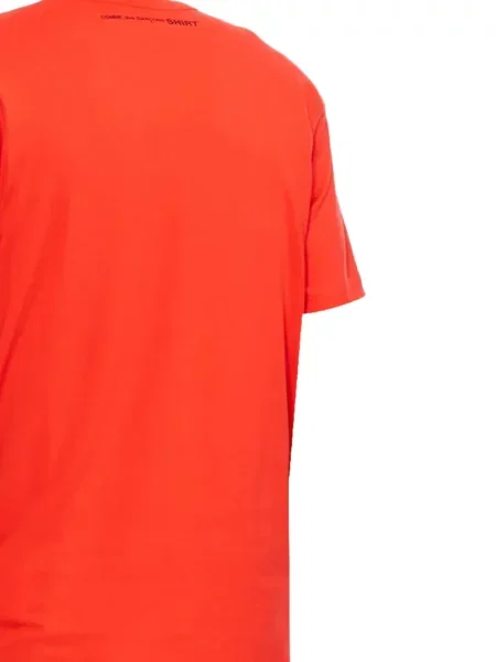 Tricou Comme Des Garçons cu decolteu rotund roșu