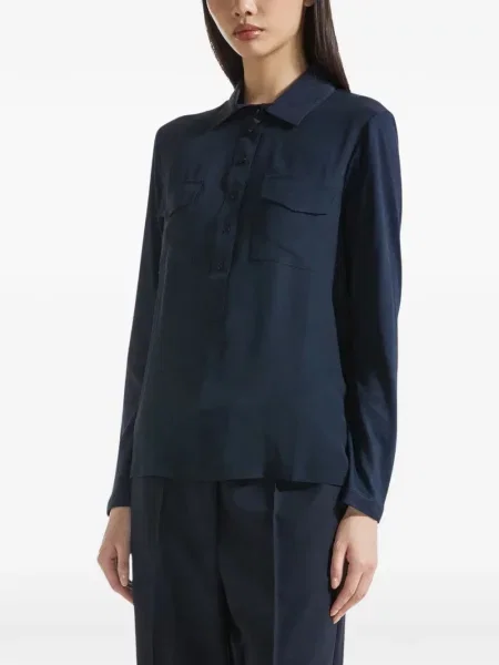 Tricou polo Seventy albastru