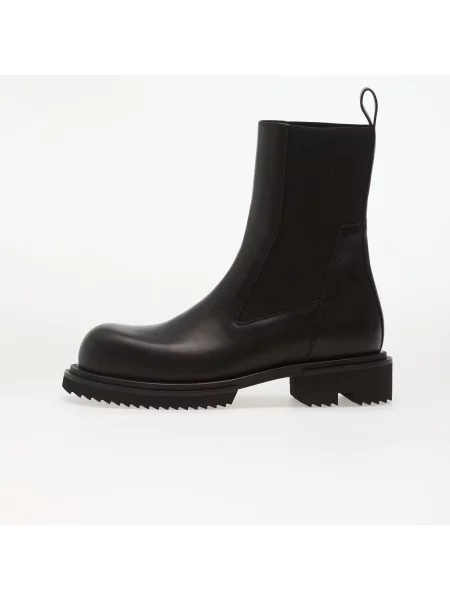 Botine Rick Owens din piele negru