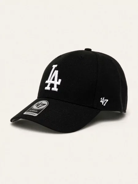 47 brand Čiapka MLB Los Angeles Dodgers čierna