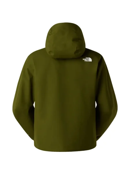 Geacă The North Face cu glugă verde