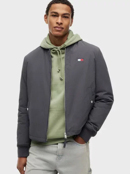 Джинсовая куртка Tommy Jeans серая