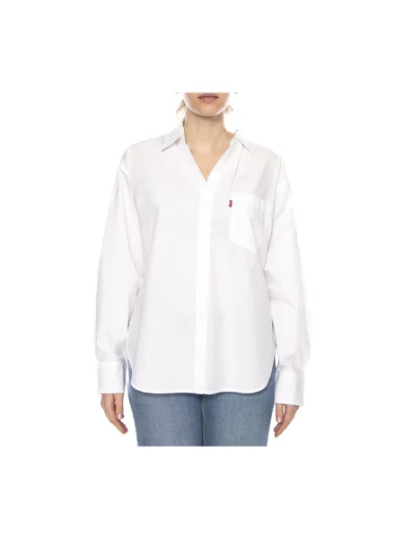 Levi's koszula HARLIE NEW BF SHIRT relaxed z kołnierzykiem klasycznym biały