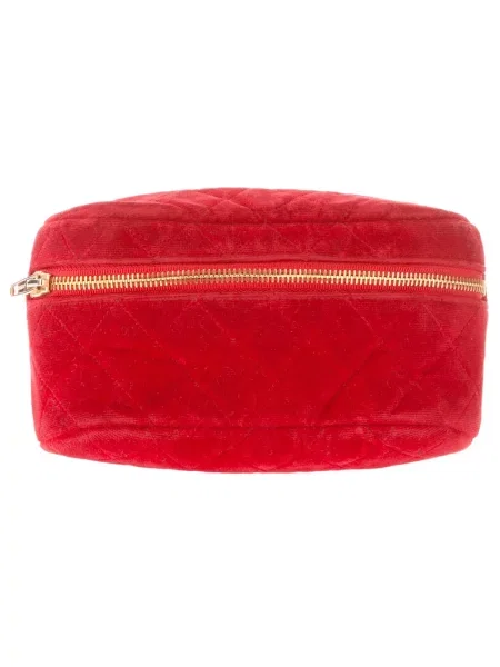 Prošívaná pás kabelka Chanel Pre-owned červená