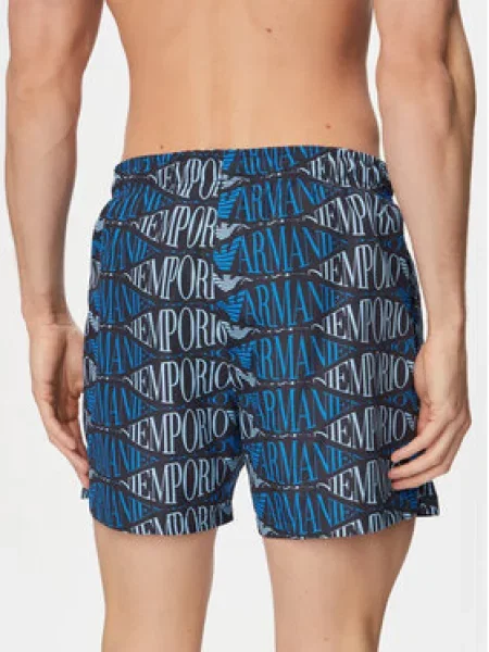 Plavecké šortky Emporio Armani modré