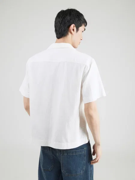 Abercrombie & Fitch Cămașă albastru închis alb