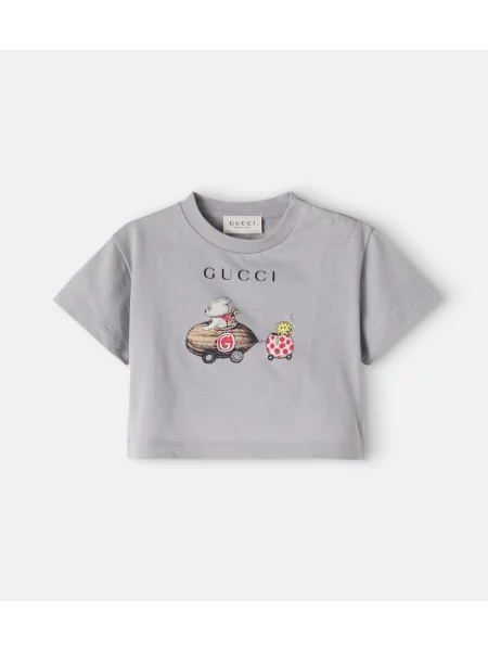 Gyerek póló Gucci szürke