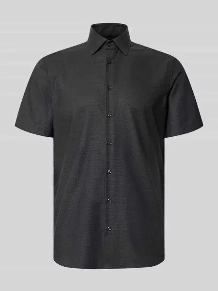 Koszula w kroju regular fit do biznesu z kołnierzykiem typu kent Christian Berg Men