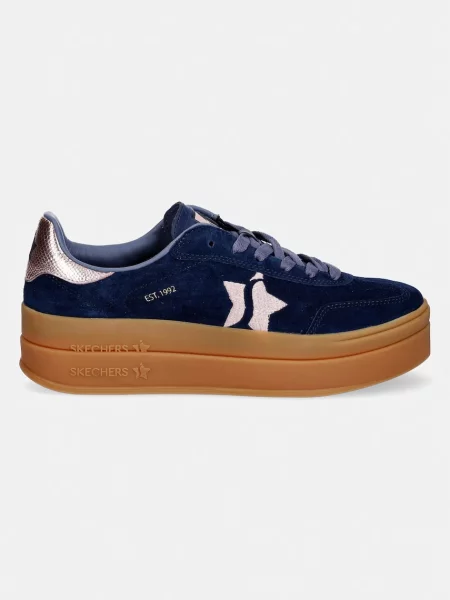 Skechers ACADEMY HI-ELEVATED superge nubuk modra