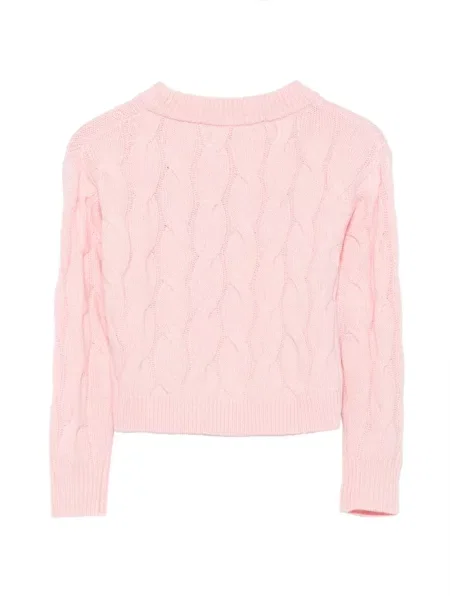 Sweter dziecięcy Moschino różowy
