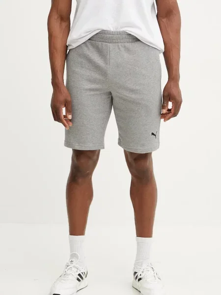 Къс панталон Puma с меланжов десен сиво