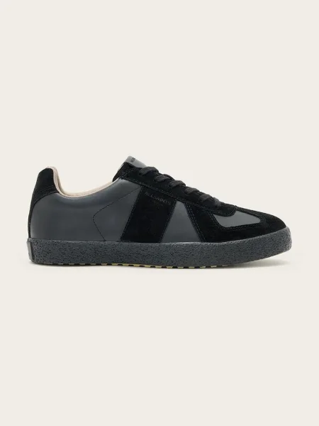 Кожени маратонки AllSaints JAIMEE LOW TOP мъжки черно